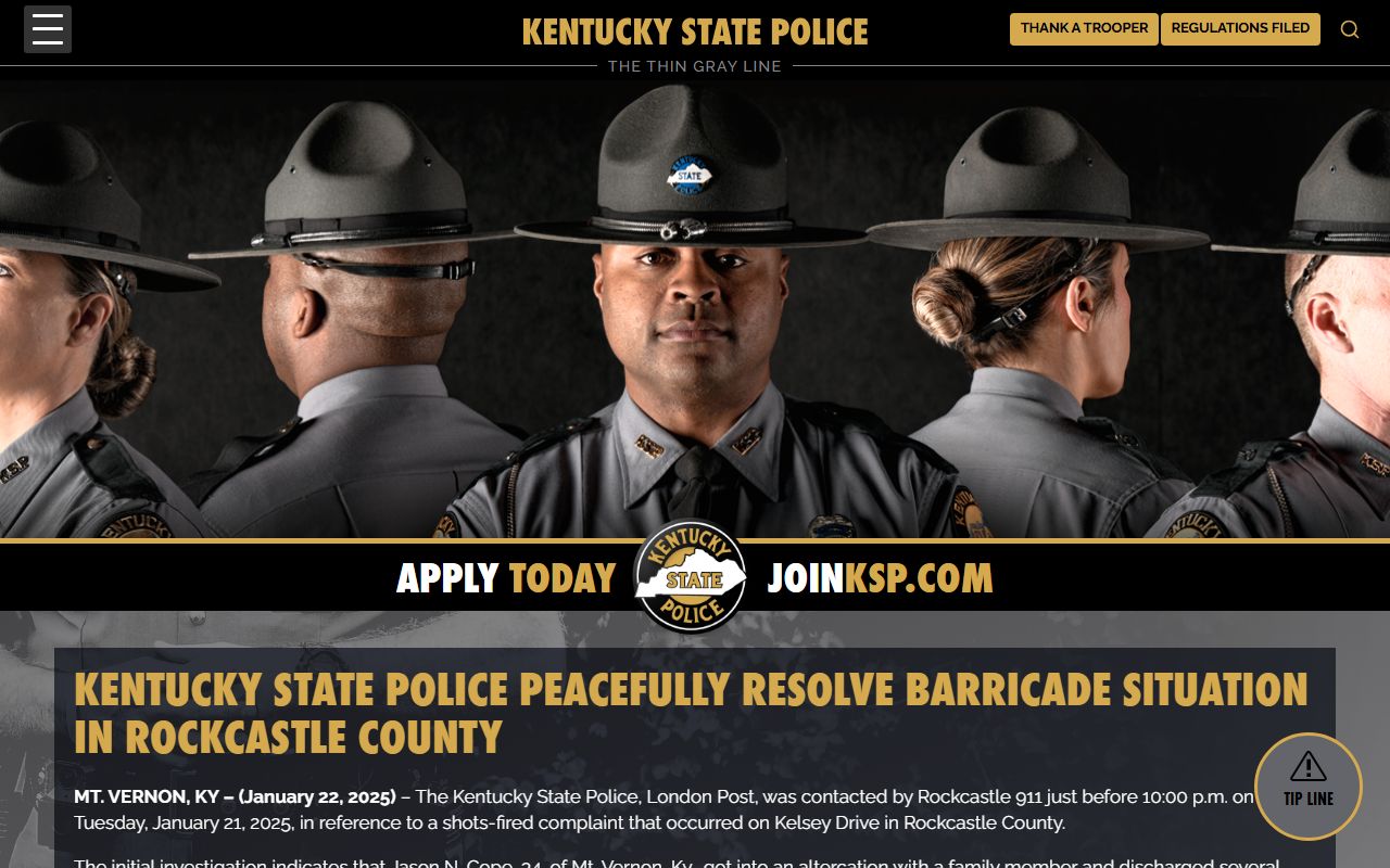 Rockcastle County criminal court records Kentucky State Police Rockcastle news release