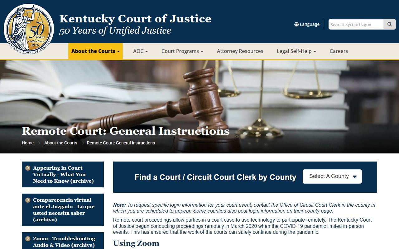 Rockcastle County court records remote court information